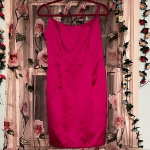 VINTAGE HOT PINK DRESS